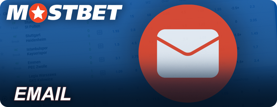 Contact Mostbet Support via email