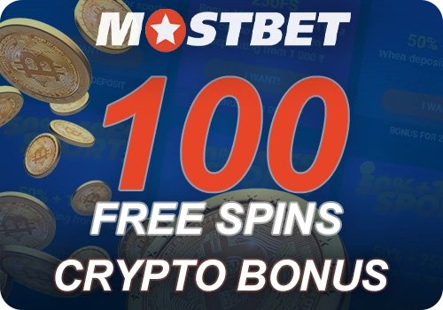 Mostbet casino Crypto Bonus - get 100 free spins