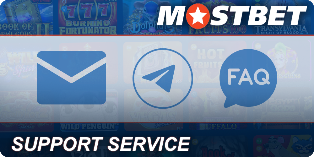 Support service for Indian players Mostbet