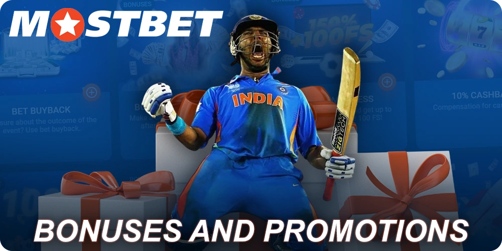 Bonuses and promotions for Indians at Mostbet