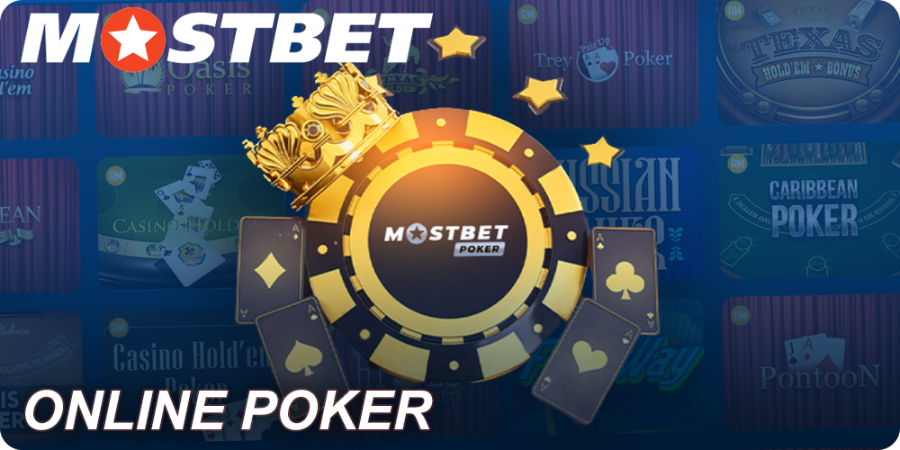 Play online poker at Mostbet
