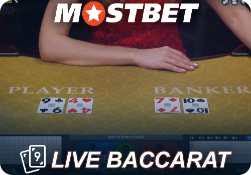Play Baccarat at Mostbet Live casino