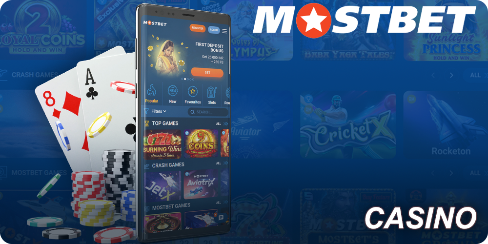 Mostbet online casino in mobile app